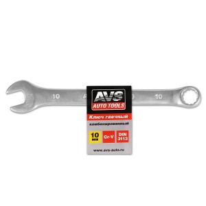 ключ гаечный комбинированный! (10 мм) AVS K30010\ A07657S AVS