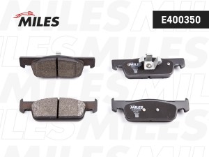 Колодки тормозные передние (без датчика) (Смесь Low-Metallic) RENAULT LOGAN II/S E400350 MILES