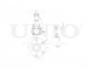 Опора шаровая передняя нижняя SSP-20091 UNIO