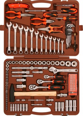 набор инструментов! 131пр. универсальный 1/4', 3/8', 1/2'\ OMT131S OMBRA