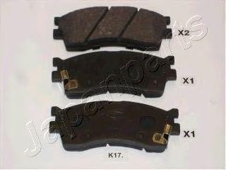KIA RIO (2002-2004)/ SPECTRA (2001>) PA-K17AF JAPAN PARTS GROUP