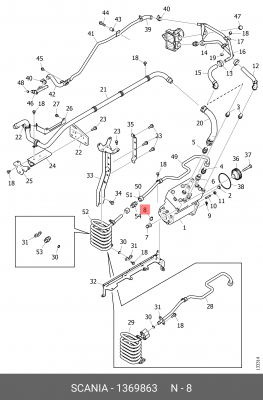Переходник 1369863 SCANIA