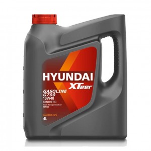 HYUNDAI XTeer Gasoline G700 10W40 (4L) масло моторн.! синт.\ API SP 1041014 HYUNDAI XTEER