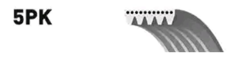 MITSUBISHI GALANT/TOYOTA CARINA E 5PK1110 5-PK-1113 GATES