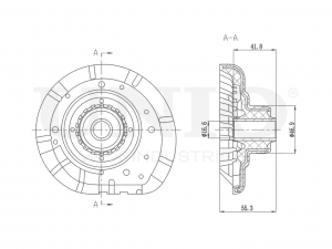 Опора амортизатора передняя RMP-13125 UNIO