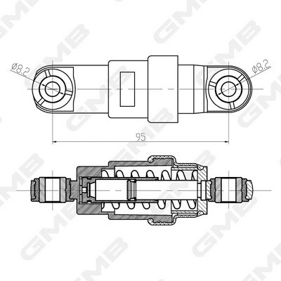 Натяжитель GHAT-195 GHAT195 GMB