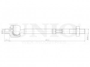Тяга рулевая SSP-30079 UNIO
