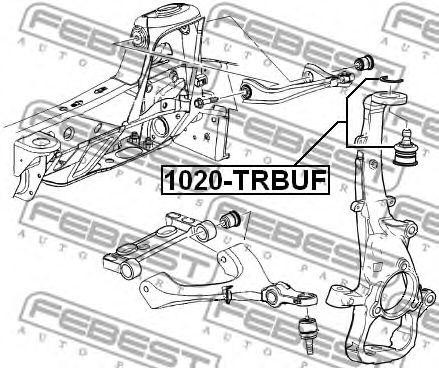 Опора шаровая верхняя CHEVROLET TRAILBLAZER GMT800 2001-2008 1020-TRBUF 1020-TRBUF FEBEST
