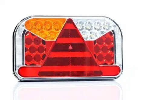 фонарь задний! LH, LED 6-функциональный, 240х140 с проводом 1м\ Universal FT170LNTLED FRISTOM