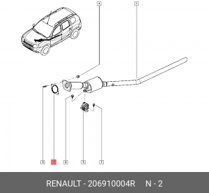 RENAULT SCENIC III (2009-2015) 206910004R RENAULT