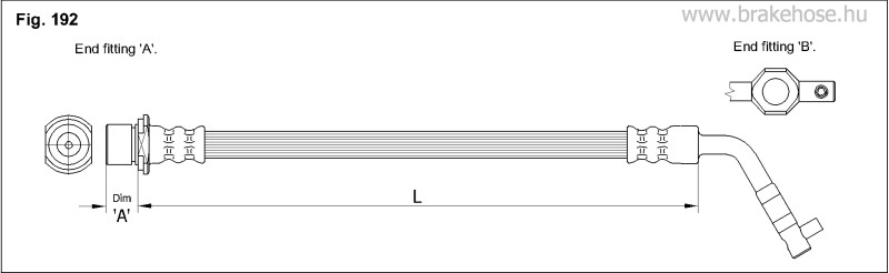 Шланг тормозной задний FT2201 FT2201 K K