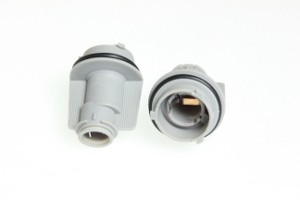 Патрон под лампу PY21W BAU15s (тип 3) прямой (пластик) "NORD YADA" 903180 NORD YADA