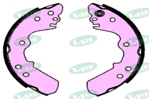 Комплект тормозных колодок 06340 06340 LPR