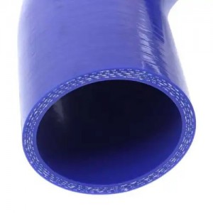 Патрубок МАЗ радиатора отводящий нижний силикон (L=224мм,d=58) MEGAPOWER 13016077 MEGA POWER