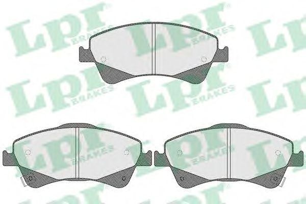 Комплект тормозных колодок 05P1589 05P1589 LPR