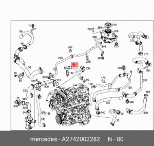 MERCEDES BENZ C207 E-COUPE (2009>) A 274 200 22 82 MERCEDES BENZ