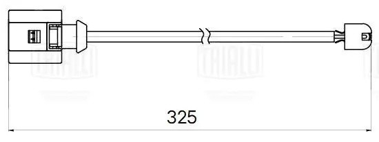 Датчик износа передних тормозных колодок L=325 PFS 4386 TRIALLI