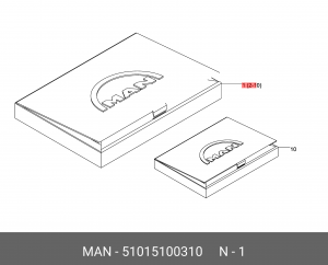 51.01510-0310 RADIAL SHAFT SEAL 51015100310 MAN