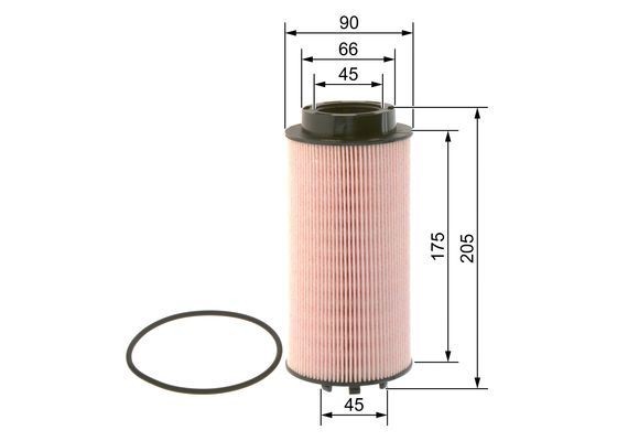 Фильтр топливный CF85 вставка заменен на F026402033 09864B2013 BOSCH