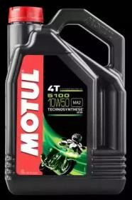 Масло моторное для 4-х тактных двигателей MOTUL 5100 ESTER 4T 10W50 п/синт.4л 104076 MOTUL
