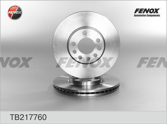 Диск тормозной Opel Calibra 92-97, Vectra B 95-02, Saab 9-3 98-02, 9-5 98-10, 90 TB217760 FENOX
