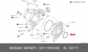 сальник раздаточной коробки!\ Nissan 33111-EN100 NISSAN