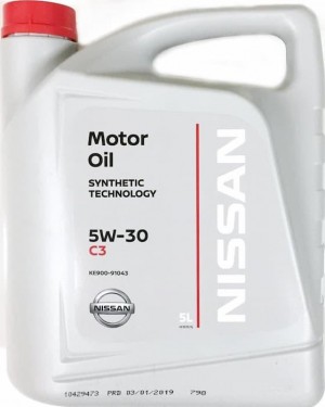 NISSAN 5W30 5Л ACEA C3 KE90091043 NISSAN