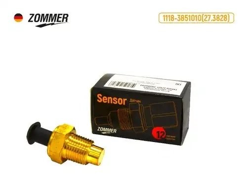 Датчик температуры охл. жидкости ВАЗ Калина, 2170, 2115, 2123 (на стрелку) н/о ( 11183851010 ZOMMER