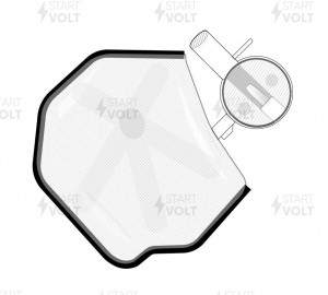 Фильтр эл. бензонасоса для а/м Hyundai Solaris II 17-/Kia Rio 17- 1.4i/1.6i SFF0 SFF 0817 START VOLT