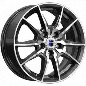 КиК Адамар 16.0 / 6.5J PCD 5x114.30 ET 45.00 ЦО 67.10 Литой / Черный с полирован 76993 K K