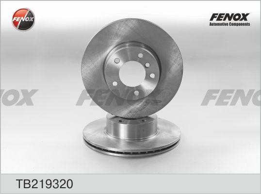 TB219320 диск тормозной передний!\ BMW E90 2.0i-2.5xi/E91 1.8i-2.5xi 06> TB219320 FENOX
