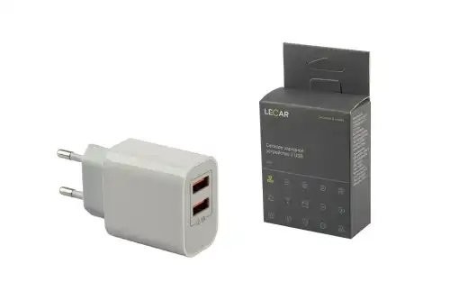 Зарядное устройство для мобильных устройств (2 выхода USB) LECAR000175209 LECAR