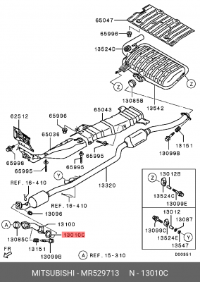 LANCER(CY) (2007>) MR529713 MITSUBISHI