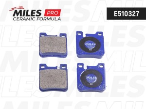 Колодки тормозные задние (Смесь CERAMIC серия PRO) MERCEDES W202/203 AMG/210/140 E510327 MILES