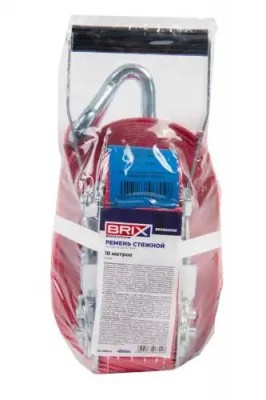 ремень стяжной! 10м 5т c храповиком и крюками BRX0020021 BRIX