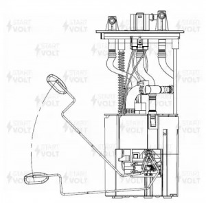 Модуль топливного насоса SFM 1553 START VOLT