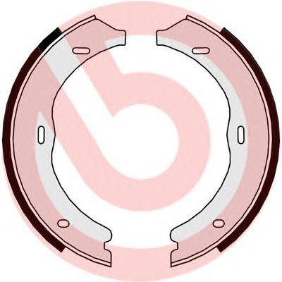 S50524 колодки бараб. ручника!\ MB W639 Viano/Vito 3.0-3.7i/2.0-3.0CDTi 03> S 50 524 BREMBO