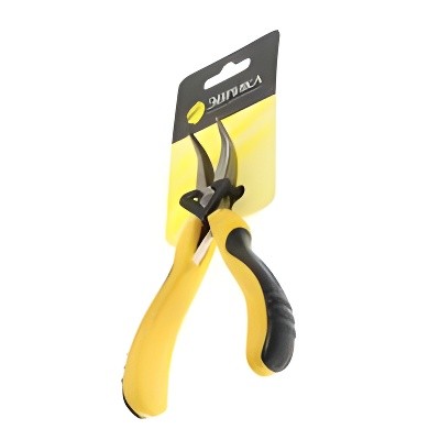 Тонкогубцы 115мм изогнутые мини ЭВРИКА ER-6057B EVRIKA