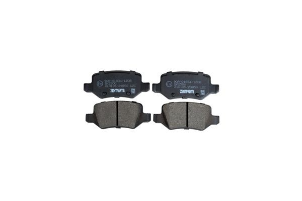 колодки дисковые задние!\ MB W168 1.9/2.1 99>/Vaneo 1.6i-1.7CDi 01> Z07431 ZENTPARTS