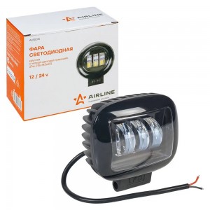 Фара светодиодная "AIRLINE" 120х126х65 мм 27W 12/24V (четкая свет. граница, прям ALED014 AIRLINE