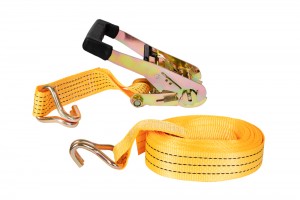 Стяжка крепления груза 5т 12м-55мм (полиэстер) с храповиком KRAFT KT800214 KRAFT