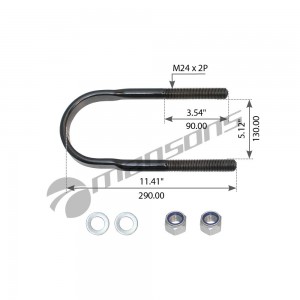 Стремянка ROR M24х151х280 (84-64051-SX) 800.042 MANSONS