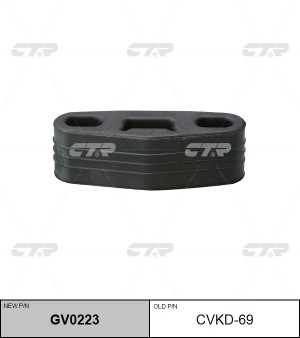 Кронштейн DAEWOO Nexia (94-) глушителя CTR GV0223 CTR