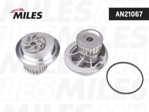 Насос водяной OPEL ASTRA G/VECTRA B/ZAFIRA 1.4/1.6 16V 05 AN21067 AN21067 MILES