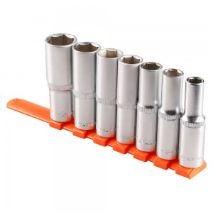 Набор головок торцевых 1/2 DR шестигранных 7пр. глубоких (10,12,14,15,17,19,22мм AT734 AIRLINE