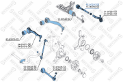 тяга рулевая!\ MB W204/C209 06> 5507225SX STELLOX