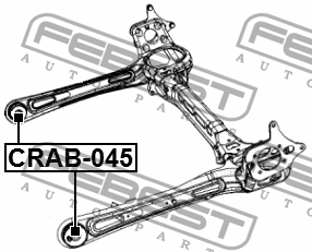 Сайлентблок задней балки CRAB-045 CRAB-045 FEBEST