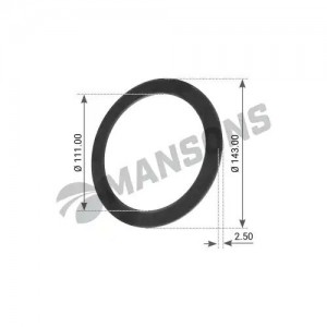 Кольцо BPW ступицы уплотнительное пластик (110x141x2.5) MANSONS 300.134 MANSONS