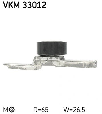 ролик натяжной ремня генератора! Peugeot 106/306 1.1-1.6 93> VKM33012 SKF