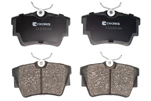 Тормозные колодки задние, Low Metallic C12CR0164 C12CR0164 CWORKS